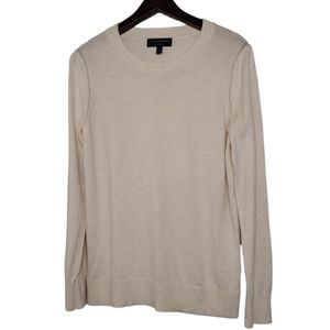 Banana Republic Cream Crew Neck Sweater